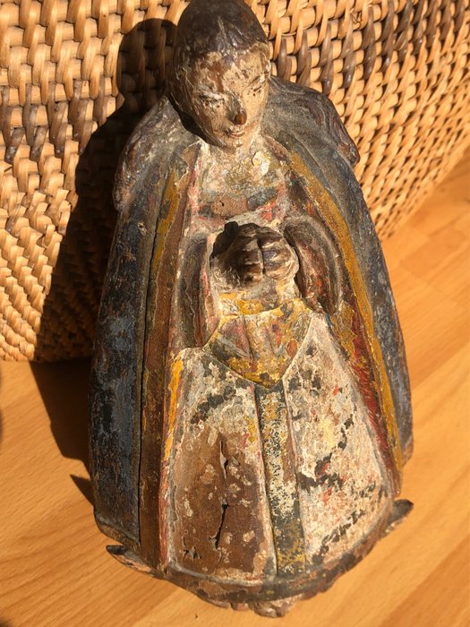 Statuetta - Frau im Gebet - Legno
