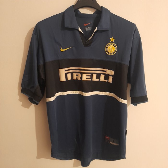 Inter Milan - Italienske fodboldliga - Ventola - 1998 - Fodboldtrøje