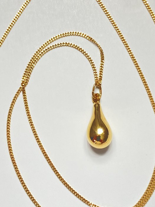 No Reserve Price - Necklace with pendant - 18 kt. Yellow gold 