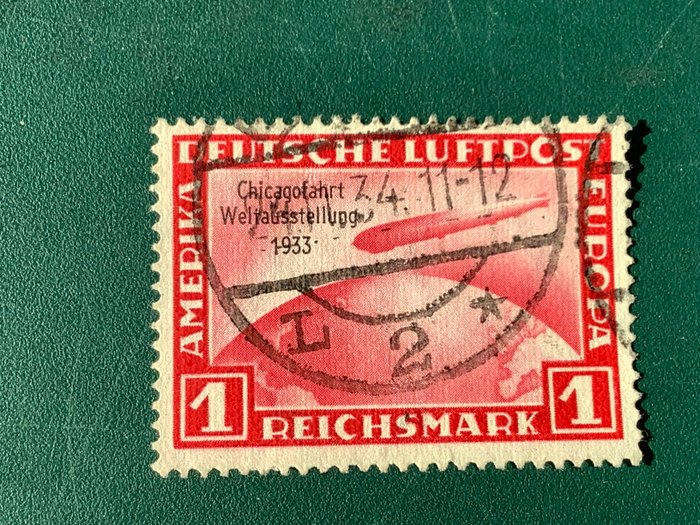 Deutsches Reich 1933 - 1 Mark Chicagofarth - Michel 496
