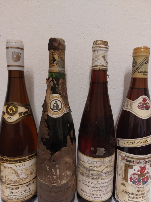 Spätlese 1964 Gräflich Eltz, 1983 Zimmermann, 1986 Dodendoff, 1959 S. Baumler. - 萊恩黑森 - 4 Bottle (0.75L)