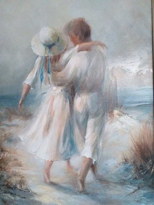Willem Haenraets (1940) - Romantiek aan de kust