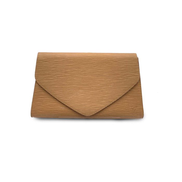 Louis Vuitton - Vintage Cream Epi Leather Art Deco PM Clutch Bag - Τσάντα φάκελος