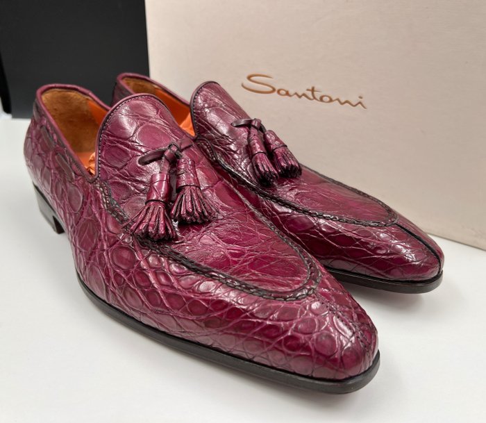 Santoni - 懶漢鞋 - 尺寸: UK 9