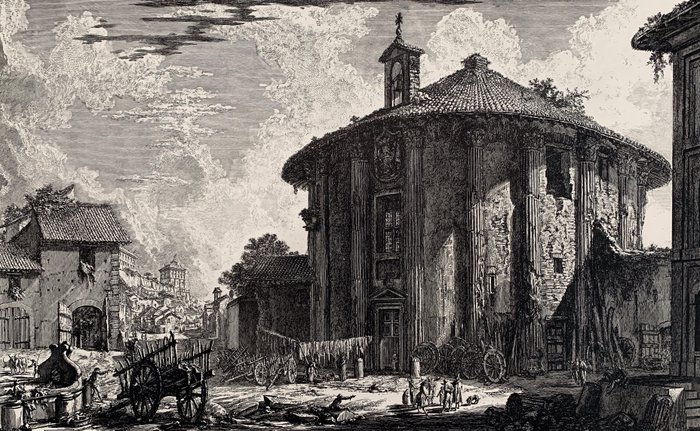 Giovanni Battista Piranesi (1720-1778) - Veduta del Tempio di Cibele