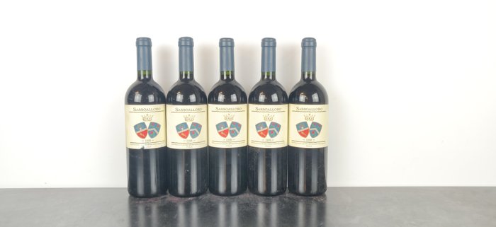 1998 Jacopo Biondi Santi Castello di Montepo, Sassoalloro - 托斯卡纳 - 5 Bottles (0.75L)