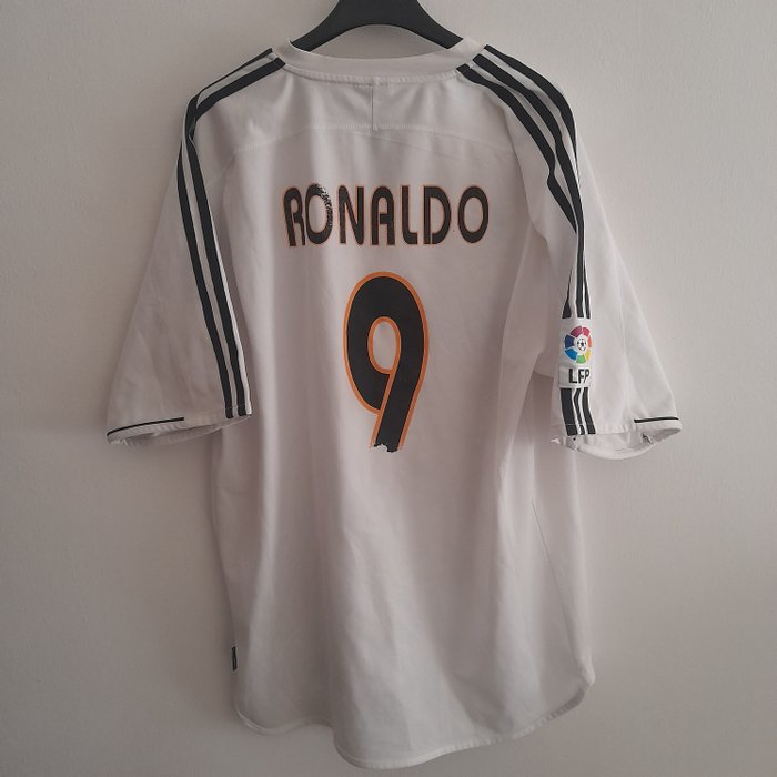Real Madrid - Spanish Football League - Ronaldo - 2003 - Fotballskjorte