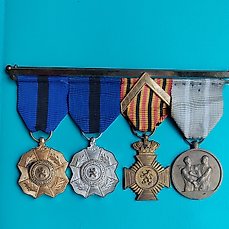België – Medaille – Group of four Belgian WW2 Medals