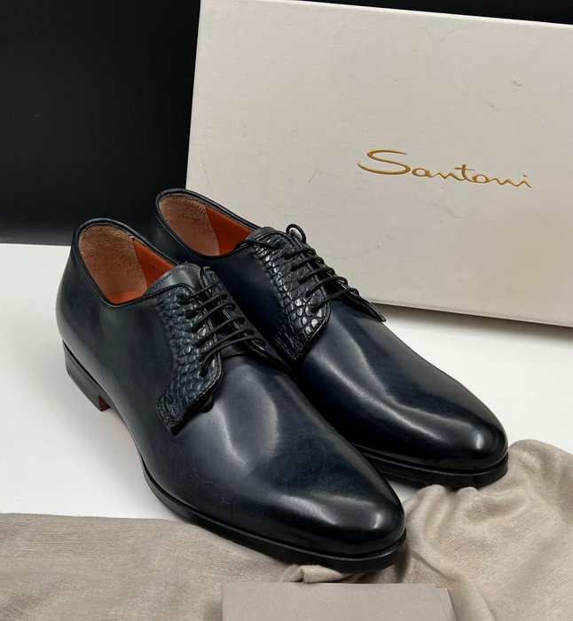 Santoni - Pantofi cu șiret - Dimensiune: UK 6,5