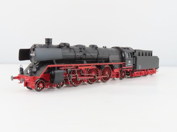 Märklin H0 - Uit set 37955-02 - Damplokomotiv med tilhengervogn (1) - BR 003 i sort versjon, med full lyd - DB