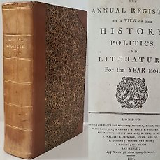 J Dodsley (uitg.) – The Annual Register or a View of the History, Politics and Literature, for the year 1804 – 1806