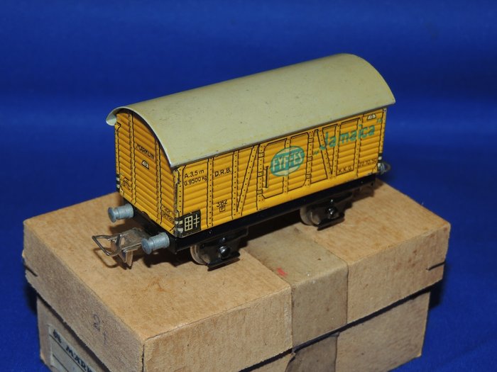 Märklin H0 - 382 K.5 - Vagón de tren de mercancías a escala (1) - vagón de plátano - DR (DRB)