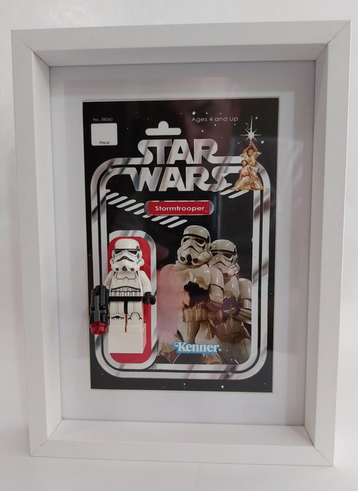 Lego - Star Wars - Exclusive Stormtrooper Frame -  Action Figure Style Custom Item on Lego parts - 2010-2020