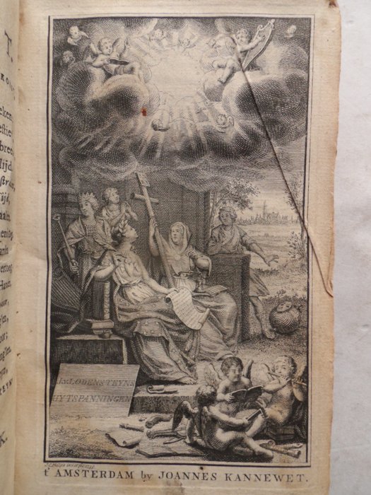 Jodocus van Lodensteyn - J. van Lodensteyns Uytspanningen, Behelzende eenige Stigtelyke Liederen en andere Gedigten - 1743
