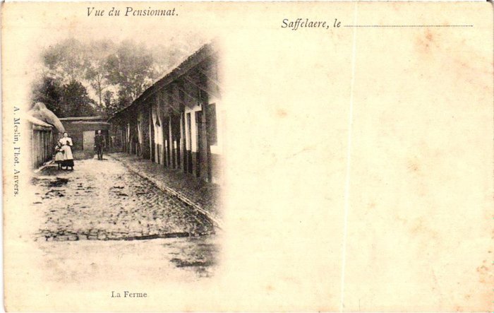 比利時 - 城市和景觀, 扎費拉勒 (Saffelare) - 東弗蘭德斯 - - 明信片 (76) - 1902-1930