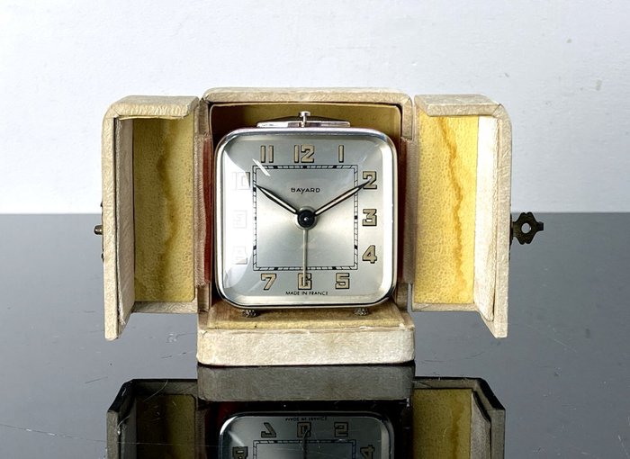 Wekker - BAYARD -  Art Deco Metaal - 1930-1940