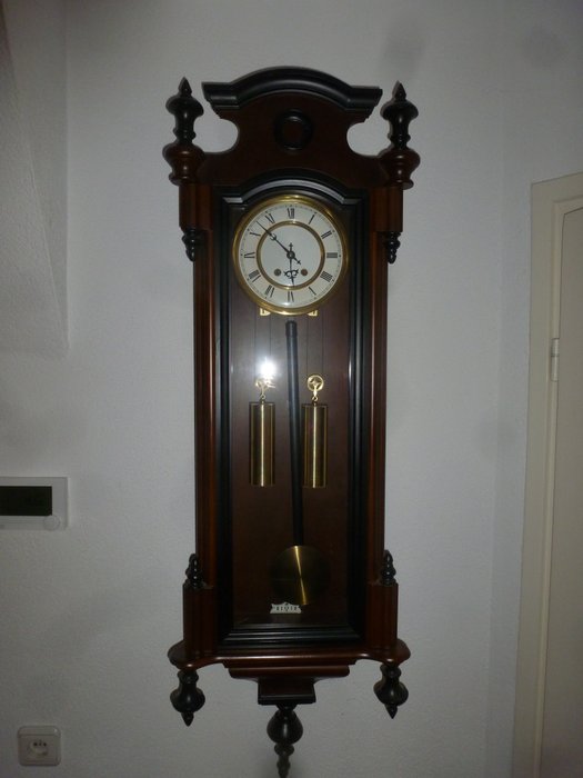 Relógio regulador -   Madeira, Mogno - 1970-1980