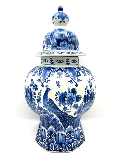 De Porceleyne Fles, Delft - Vase mit Deckel  - Töpferware