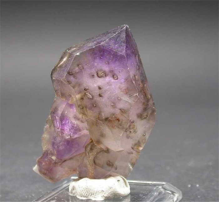紫水晶 水晶群 - 高度: 5.2 cm - 宽度: 3.5 cm- 45 g