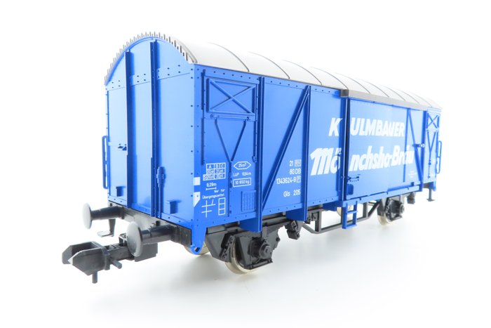 Märklin 1 - 5864 - Modellbahn-Güterwagen (1) - 2-achsiger gedeckter Güterwagen Bauart Gls mit „Kulmbacher“-Aufdruck - DB