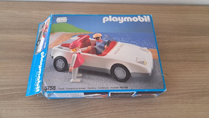 Playmobil - Playmobil sportwagen set 3758 - 1980-1990