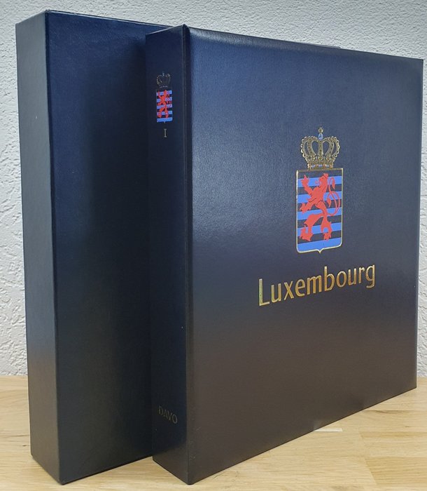 Luxemburgo 1865/1959 - Colección en un lujoso álbum Davo con casete