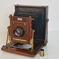 Underwood Chambre en acajou Plaques 43/4×61/4” Analoge camera