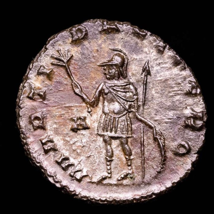 Roman Empire. Gallienus (AD 253-268). Antoninianus Rome mint, 266 A.D. MARTI PACIFERO  (Ingen reservasjonspris)