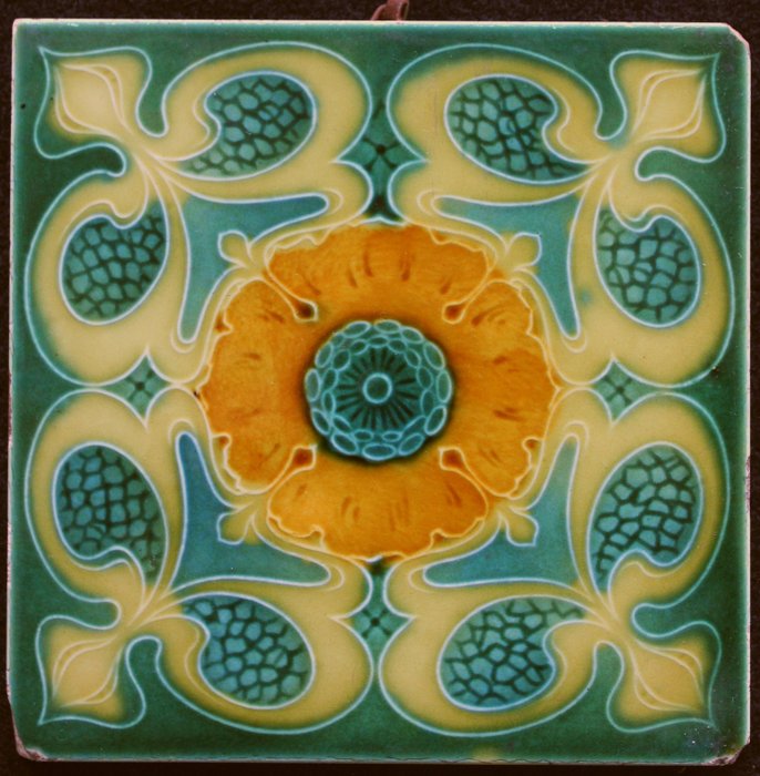 Art Nouveau Tile - Marsden Tile Co, Ltd. - Art Nouveau - 1900-1910 