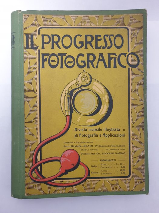 Raccolta della Rivista “IL PROGRESSO FOTOGRAFICO ANNATA 1918” - 1918