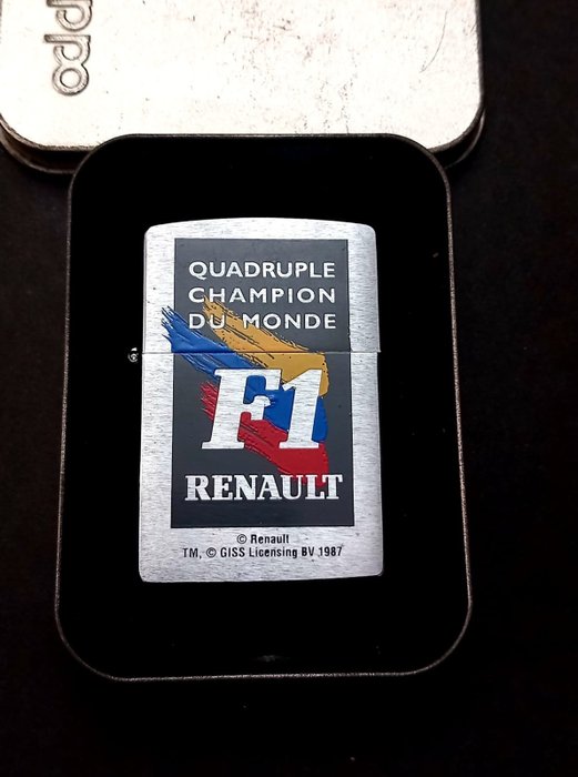 Zippo, F1 Renault Año 1996 Mes Diciembre - Lighter - Steel (stainless)