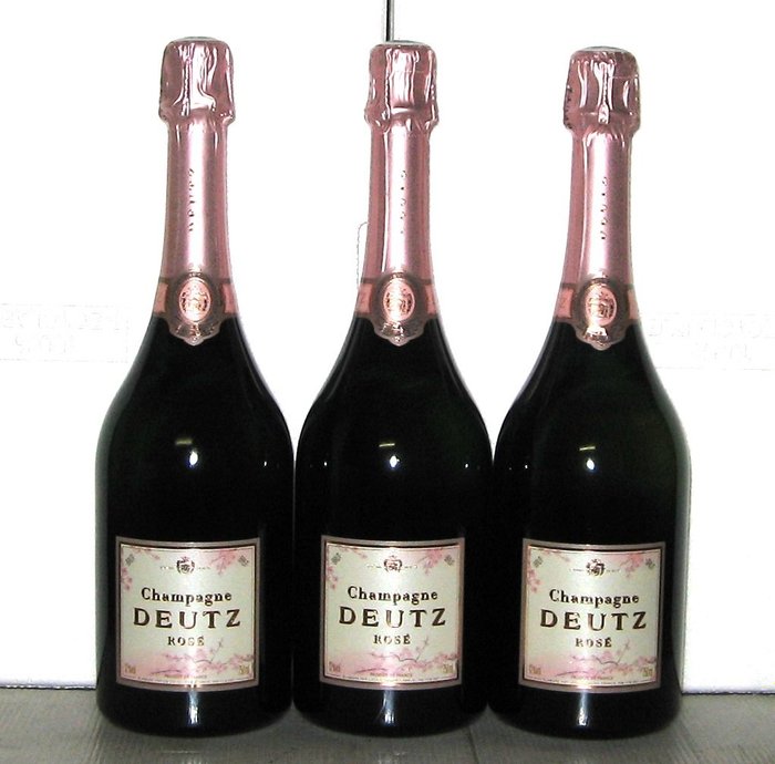 Deutz, Rosé Limited Edition "Sakura" - Champagne - 3 Flasker (0,75 L)