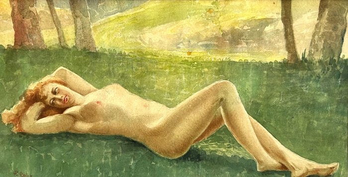 Pio Roba (1915–1999) - Nudo Femminile - NO RESERVE
