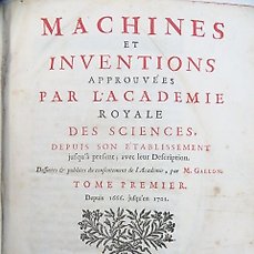 ‎Gallon (Jean Gaffin‎) – Machines et inventions approuvées par l’Académie royale des sciences [131 planches] – 1735