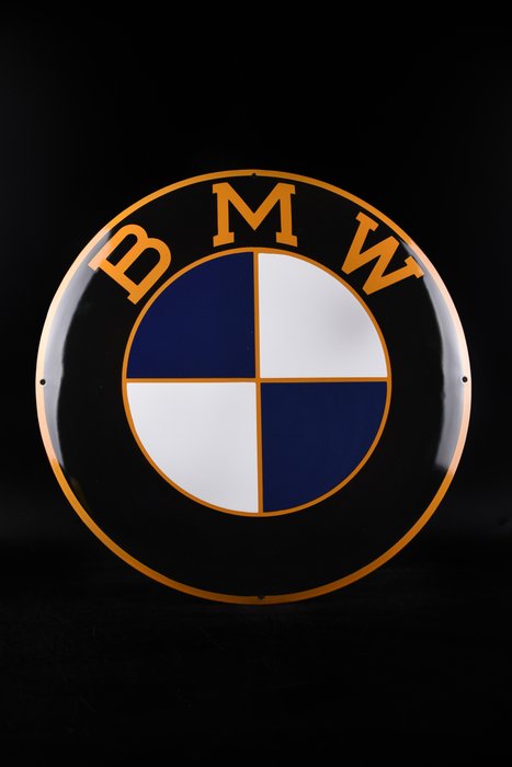 Sign - BMW - XXL BMW mod. 1963-1997; 500mm; old stock; dark colors