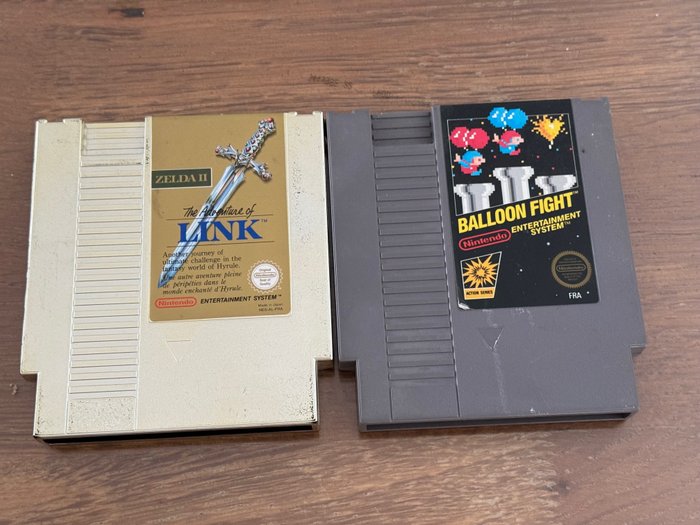 Nintendo - 2 NES games - 电子游戏 (2) - 无原装盒