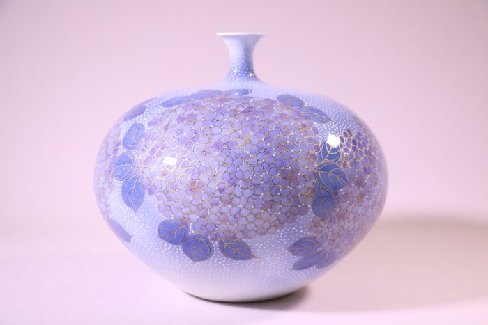 美丽的有田瓷花瓶 - 瓷 - 藤井 錦彩 Fujii Kinsai（1976-） - 日本 - 20世纪下半叶