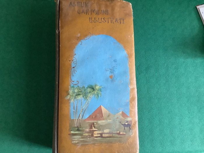 Italia - Fantezie, Oraș și Peisaje, Conținutul albumului: 439 de cărți poștale - Album de cărți poștale (1) - 1900-1905
