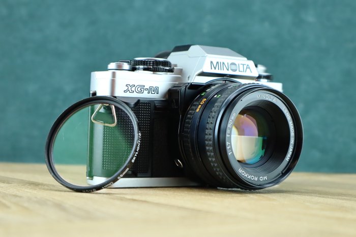 Minolta XG-M | Minolta MD Rokkor 1:1.7 f=50mm 单镜头反光相机 (SLR)