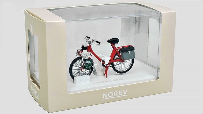 Norev 1:18 - 模型汽车 - NEW - NOREV SOLEX 1969 Red 1:18- Unikat Kolekcjonerski