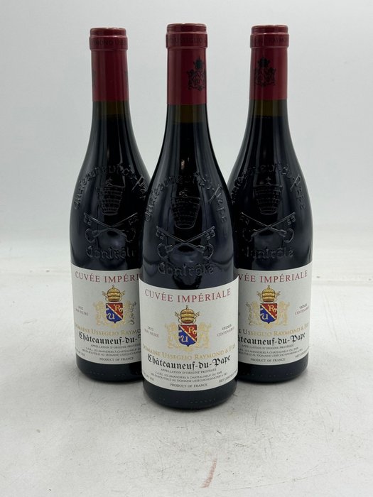 2022 Usseglio Raymond & Fils Cuvée Imperiale - 教皇新堡法定產區 - 3 瓶 (0.75L)