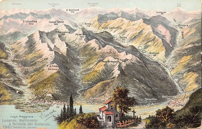 Suisse - SUISSE - Canton du TESSIN - Belle Sélection - TTB - Carte postale - 1905-1950