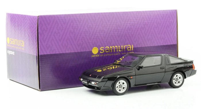 Kyosho 1:18 - Coupé miniature -Mitsubishi Starion 2.6 GSR-VR - Limited Edition of 700 pcs. - Série Samurai : modèle de voiture japonaise en résine de qualité supérieure
