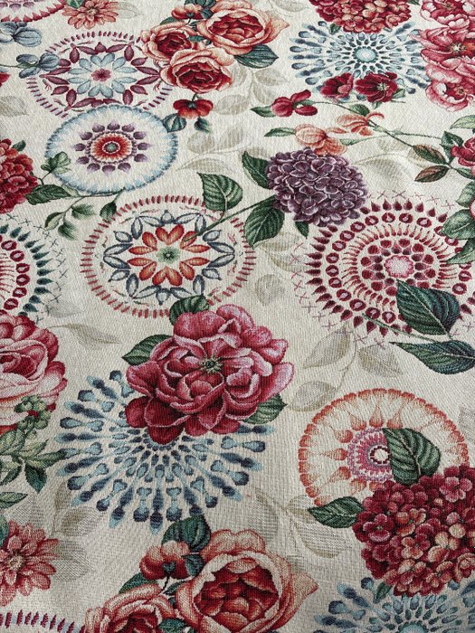 Gobelin Upholstery Fabric Flowers Design 2024 - Upholstery fabric  - 300 cm - 280 cm