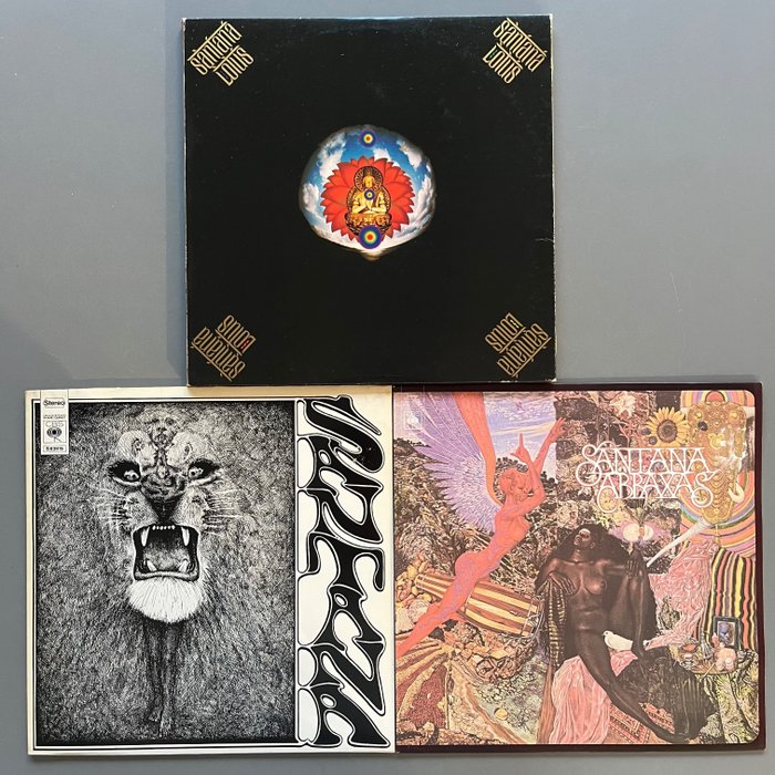 Santana - Lotus (1st EU pressing), Abraxas (U.K), Santana - Több cím - LP albumok (több elem) - 1st Pressing - 1975