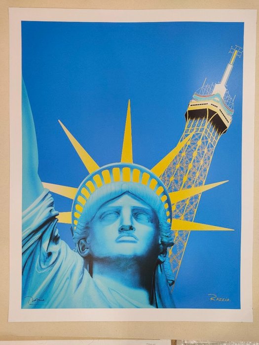 Razzia - Manifesto pubblicitario - Statua della Libertà - 2000-talet