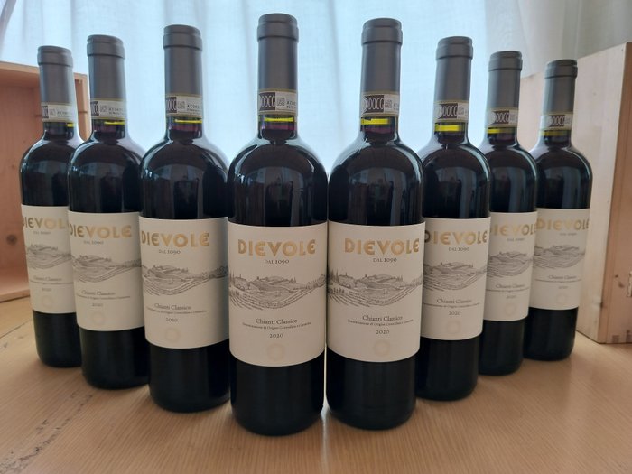 2020 Dievole - Chianti Classico, Tuscany - 8 Bottles (0.75L)