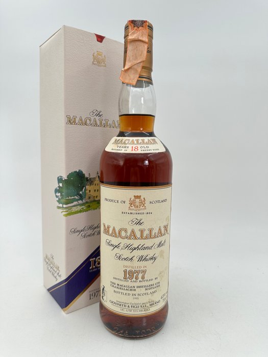 Macallan 1977 18 years old - Original bottling  - b. 1995  - 70cl