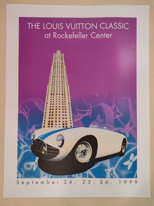Razzia - Manifesto pubblicitario - Louis Vuitton Classic Rockefeller - Lata 90.