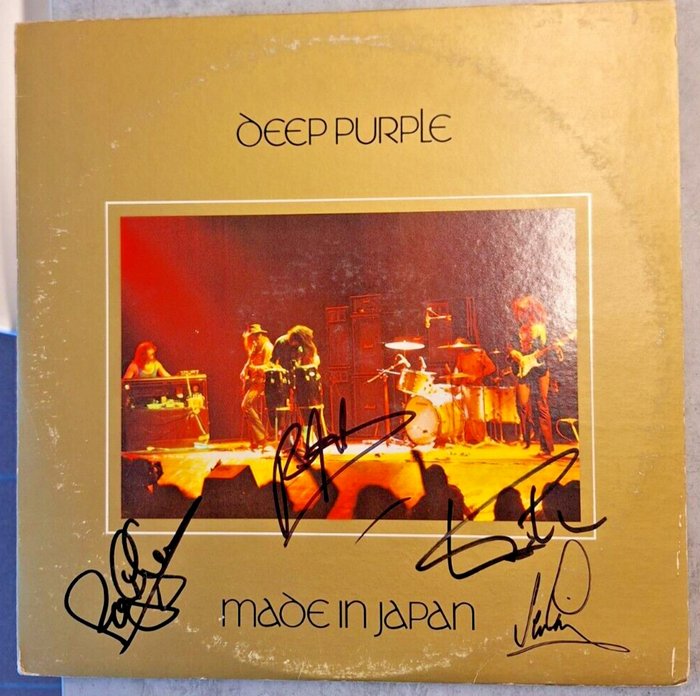 Deep Purple - Album - 1973 - handschriftlich signiert, Zertifikat